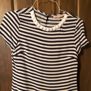 Banana Republic Navy shirt with embellished collar